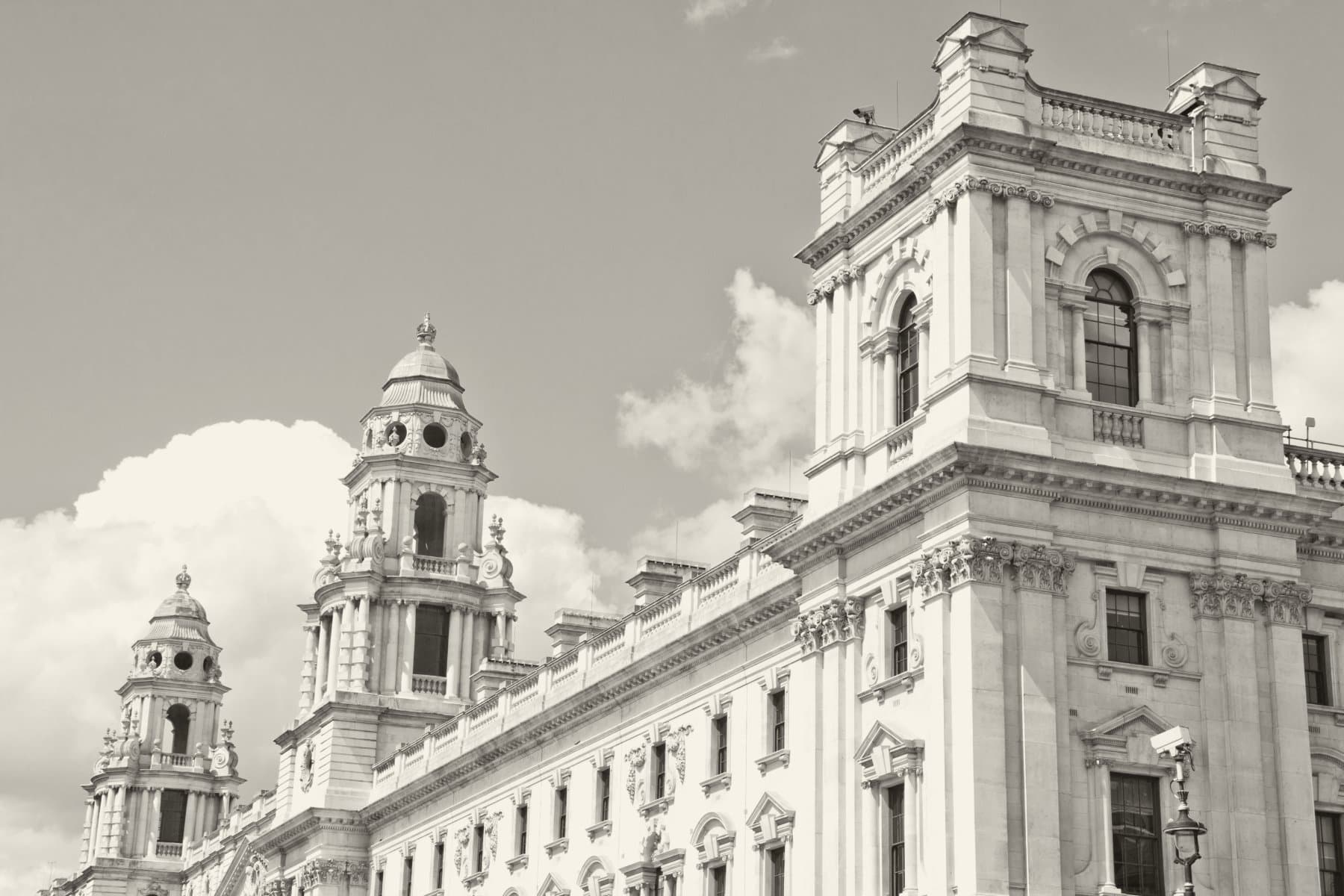 Portland stone façade, Whitehall